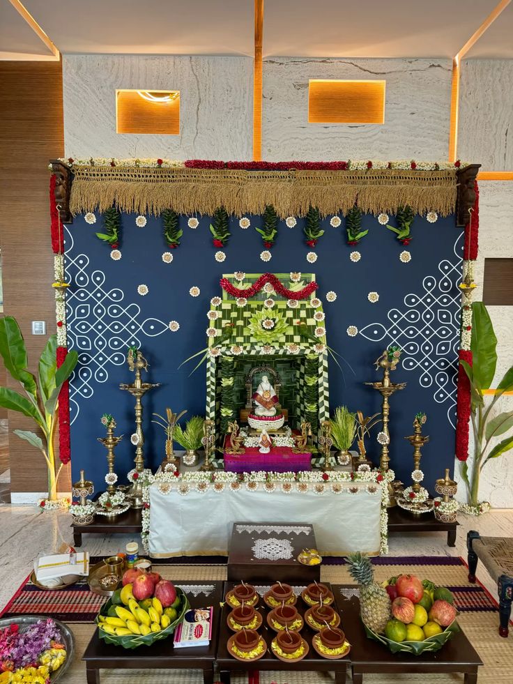 Traditional Pooja Setup